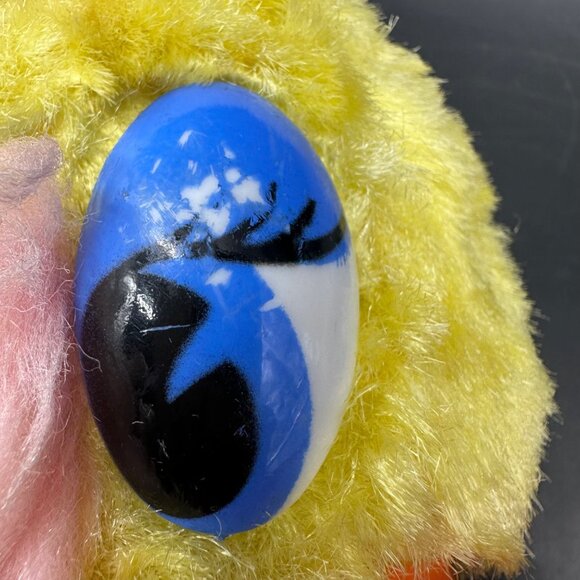 Vintage Rushton Rubber Face Duck Yellow Duckling Stuffed Animal Toy Kitschy READ - Picture 9 of 15